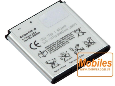 Аккумулятор (батарея) для Sony Ericsson W580a