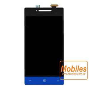 Экран для HTC Windows Phone 8S A620T синий модуль экрана в сборе
