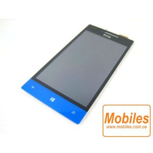 Экран для HTC Windows Phone 8S CDMA A620d синий модуль экрана в сборе
