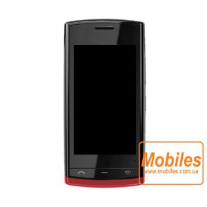 Экран для Nokia 500 красный модуль экрана в сборе