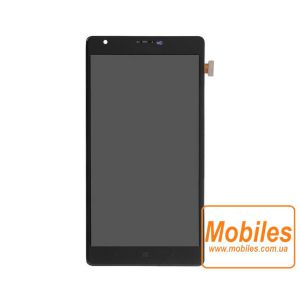Экран для Nokia Lumia 1520 черный модуль экрана в сборе