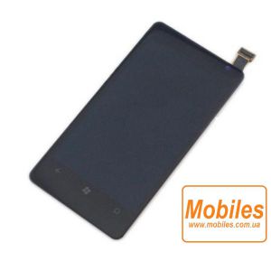 Экран для Nokia Lumia 505 черный модуль экрана в сборе