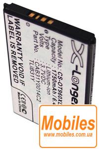 Подробнее о Аккумулятор (батарея) для Alcatel OT-960C