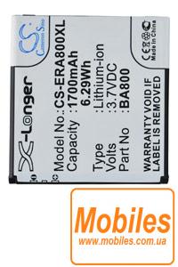 Подробнее о Аккумулятор (батарея) для Sony Ericsson Xperia V