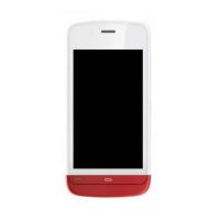 Экран для Nokia C5-06 белый и красный модуль экрана в сборе