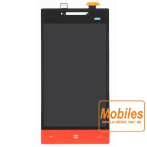 Экран для HTC Windows Phone 8S красный модуль экрана в сборе