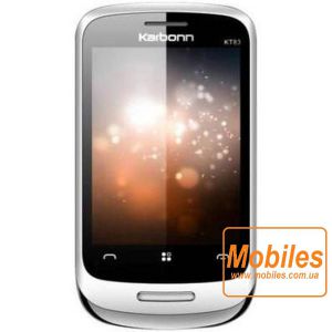 Экран для Karbonn KT83 Silver Touch черный модуль экрана в сборе