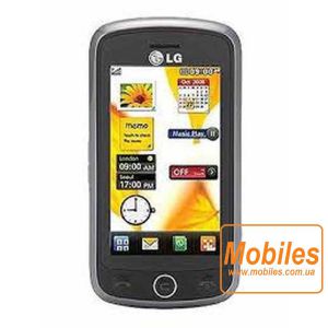 Экран для LG Cookie Zip LG510 черный модуль экрана в сборе