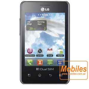 Экран для LG Optimus L3 Dual белый модуль экрана в сборе