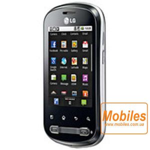 Экран для LG Optimus Me P355 серебристый модуль экрана в сборе