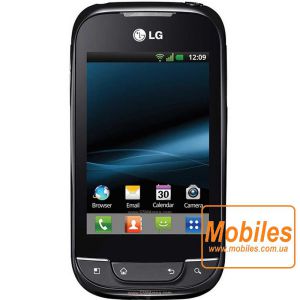 Экран для LG Optimus Net P690 черный модуль экрана в сборе