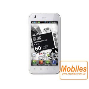 Экран для LG Optimus White дисплей без тачскрина