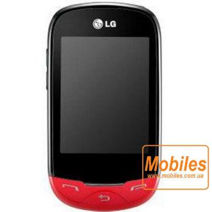 Экран для LG T500 красный модуль экрана в сборе