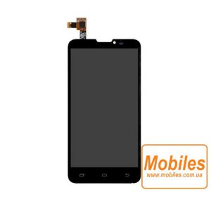 Экран для Micromax A111 Canvas Doodle черный модуль экрана в сборе