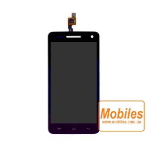 Экран для Micromax Canvas 2 Colours 8GB белый модуль экрана в сборе