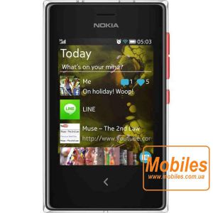 Экран для Nokia Asha 503 синий модуль экрана в сборе