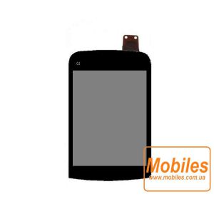 Экран для Nokia C2-02 Touch and Type черный модуль экрана в сборе
