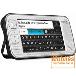 Экран для Nokia N800 Internet Tablet белый модуль экрана в сборе